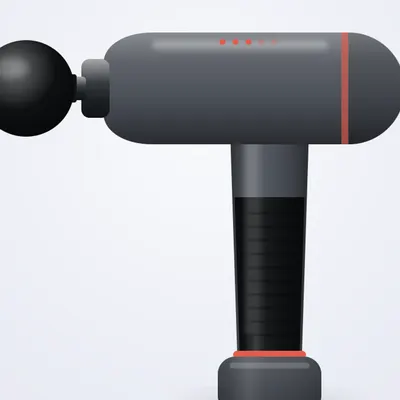 Pistolet de massage Pulso Recover — détail