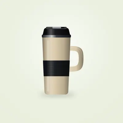 Mug isotherme Atlasgo Commute 450 ml — Sable