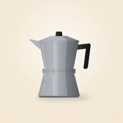 Cafetière italienne Cuisio Moka 6 tasses — vue d'ambiance