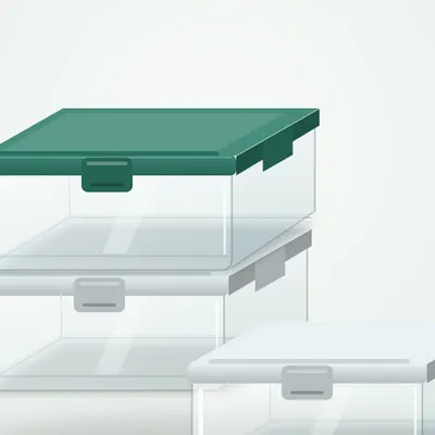 Boîtes de conservation en verre Cuisio Fresh (lot de 5) — détail