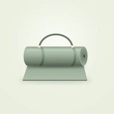 Tapis de yoga antidérapant Atlasgo Flow 6 mm