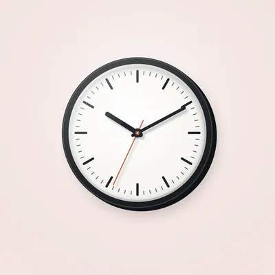 Horloge murale silencieuse Lumea Orbit 30 cm — vue d'ambiance
