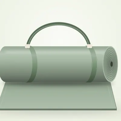 Tapis de yoga antidérapant Atlasgo Flow 6 mm — détail