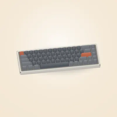 Clavier mécanique Kerna K84 — vue d'ambiance