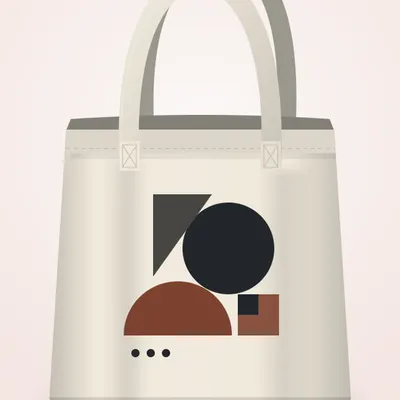 Tote bag en toile Zarbia Kesra — détail